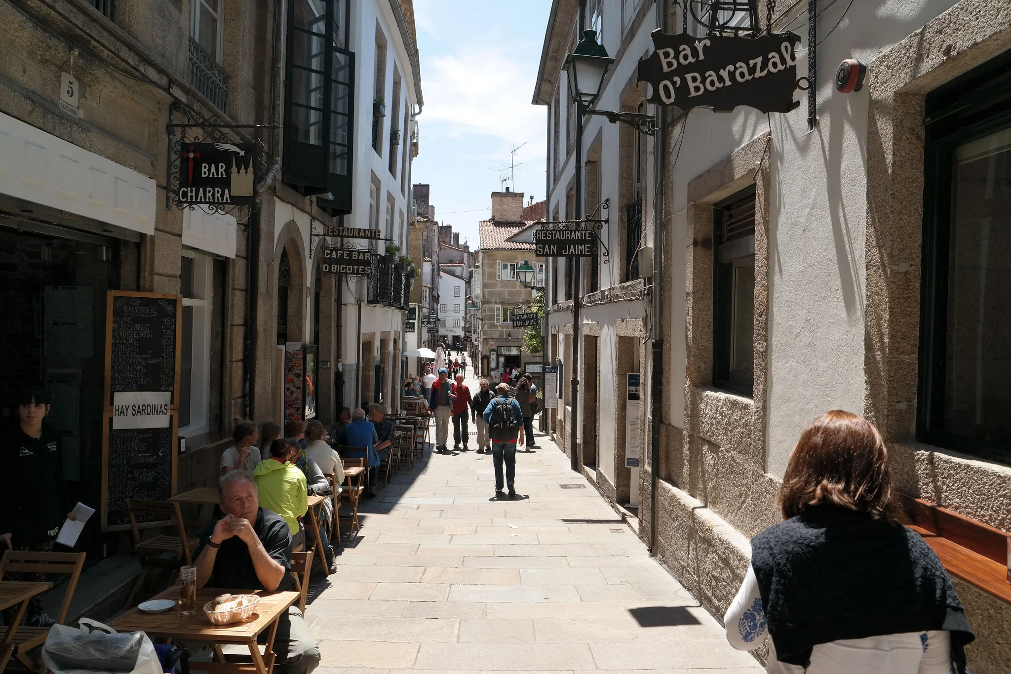 Local atmosphere and cultural life in Santiago de Compostela