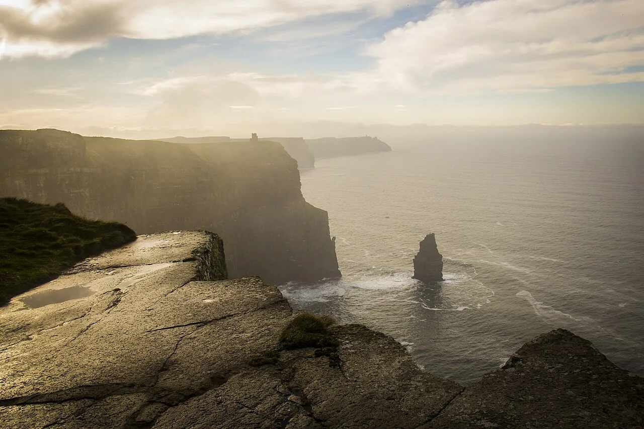 Cliffs of Moher and Atlantic coast in Ireland