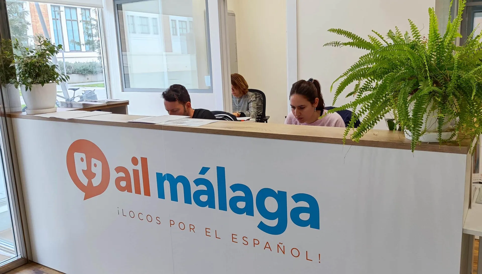 Reception and learning space at AIL Español