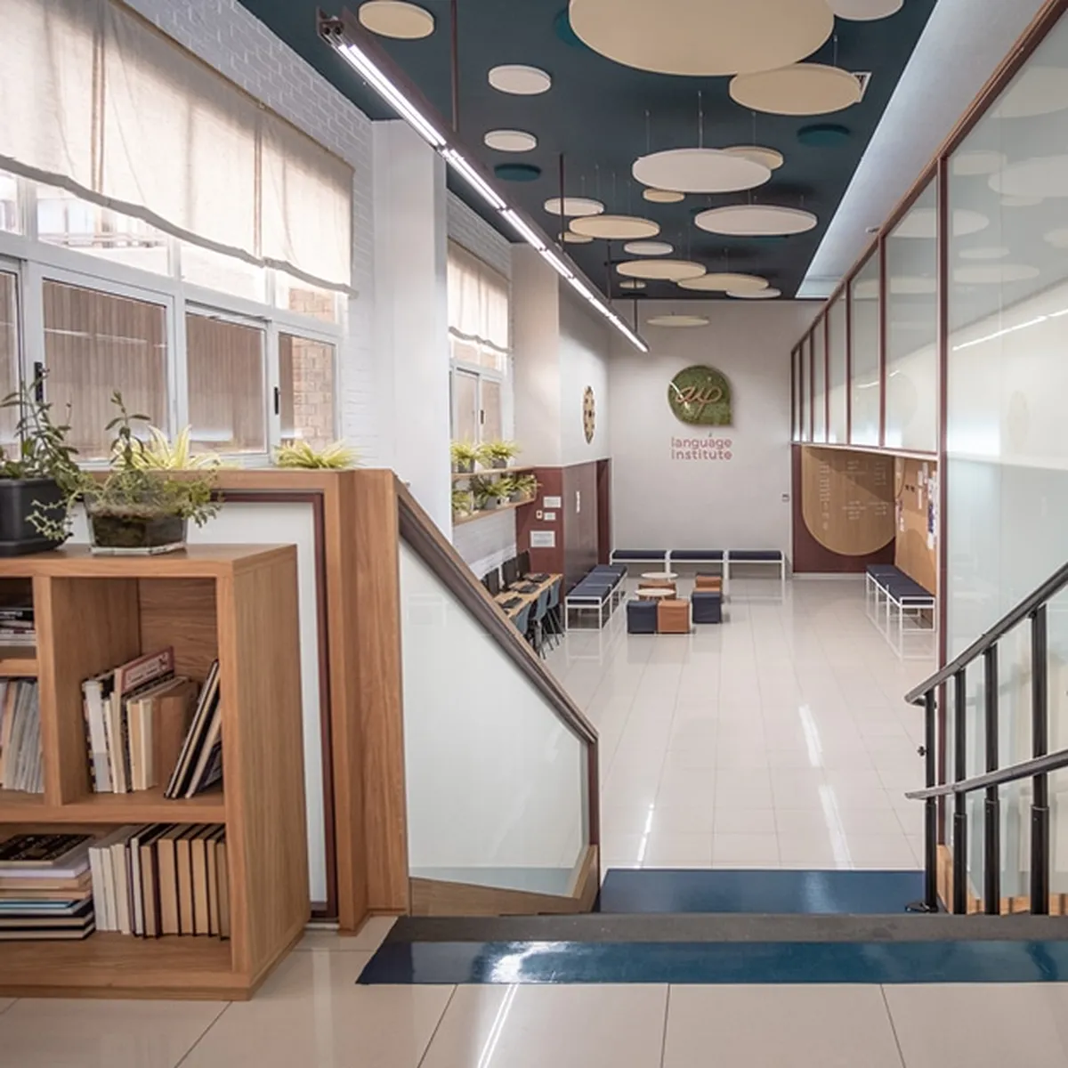 AIP interior entrance area with a waiting space