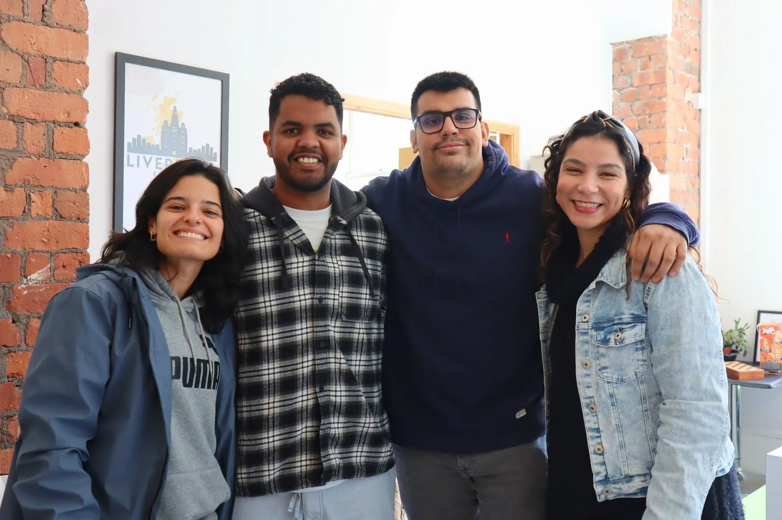 International students at the Atlas Liverpool campus