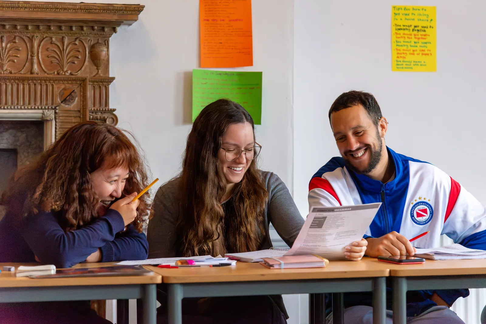Clase y ambiente de aprendizaje en Everest Language School