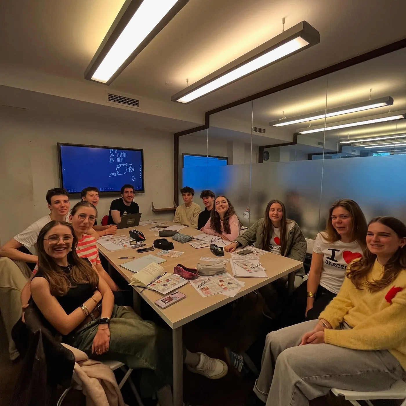 Small-group lesson at Kingsbrook Barcelona