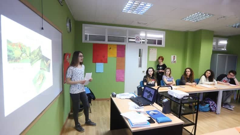 聖地牙哥 Iria Flavia 學院入口